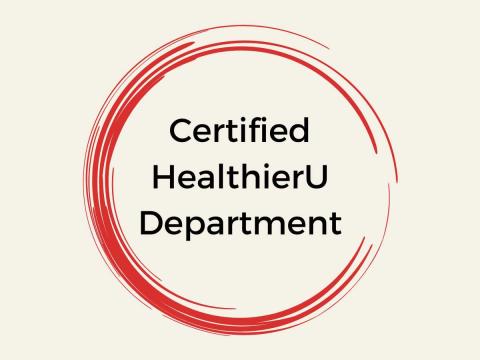 Certified HealthierU Department Program Logo